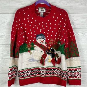 Red Snowman Sweater